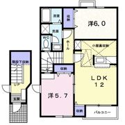 パークヒルズ Aの間取り画像