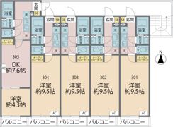 カインドネス所沢青葉台の間取り画像