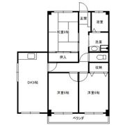 コーポリバーサイドの間取り画像