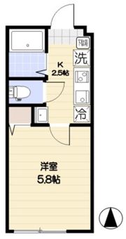 エクセラン西新井大師の間取り画像