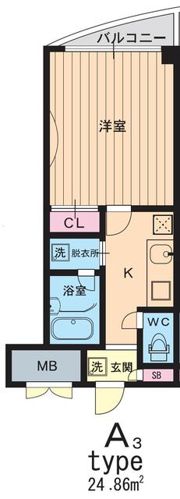GATO D．M北山の間取り画像