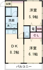 ストーンリバーの間取り画像