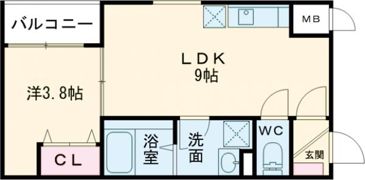 仮称）東大阪市岩田町3丁目AP（A棟）の間取り画像