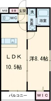 ステラウッド野中Ⅲの間取り画像