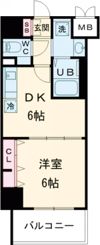 プレサンス三宮フラワーロードの間取り画像
