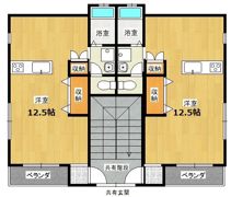 ラパン郡元の間取り画像