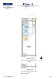 プラウドフラット西日暮里ディアージュの間取り画像