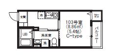 向島テラスの間取り画像
