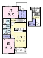 ブライト・サンハイBの間取り画像