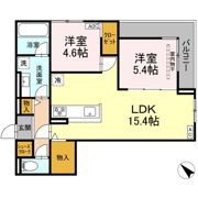 セレーノ北安東 B棟の間取り画像
