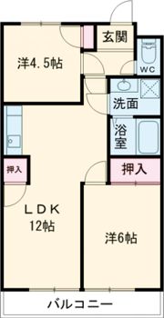 パビヨン吉村の間取り画像