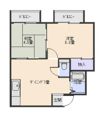 鷹の羽マンションの間取り画像