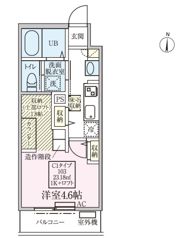 スカイルーチェ川口芝中田の間取り画像