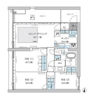 ガーデニエール砧 WESTの間取り画像