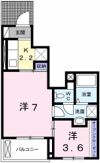 ビレッヂ飯田Ⅱの間取り画像