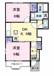 サン・フィールドBの間取り画像