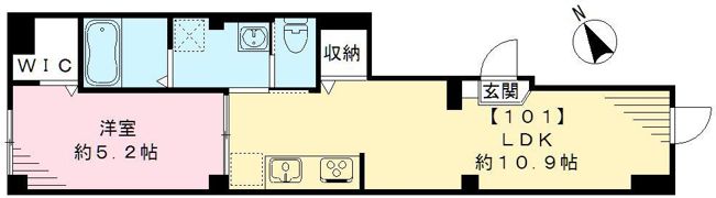 コンフォート深沢の間取り画像