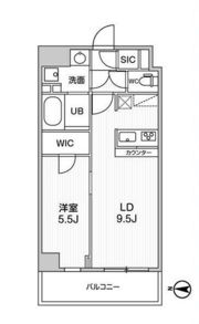 ALTERNA菊川Ⅱの間取り画像