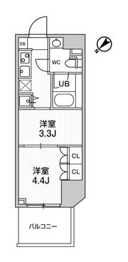 ARKMARK巣鴨sta．の間取り画像