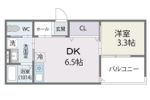 ジラフ姪浜駅前の間取り画像