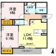トリシア南蔵王の間取り画像