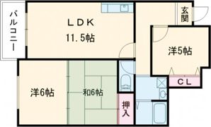 ブエナビスタ高砂の間取り画像