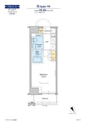 プラウドフラット清澄通りの間取り画像