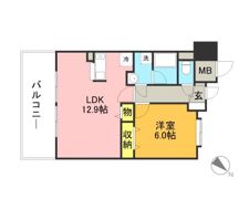 キルンズ博多駅南の間取り画像