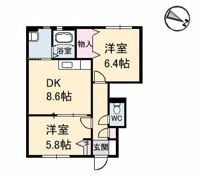 フロレゾン A棟の間取り画像