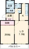サンシャトレ神ノ輪の間取り画像