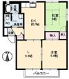 THRIVE HIRAFUKU (スレイブ) B棟の間取り画像