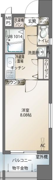 エンクレスト天神東Ⅱの間取り画像