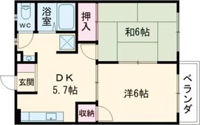 リベルテ白石A棟の間取り画像