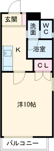 南大通りパークハイツの間取り画像