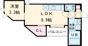 REGALESTピースハート折尾の間取り画像