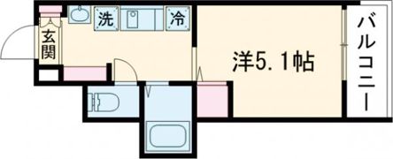 MELDIA秋山の間取り画像