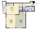 夏迫マンションの間取り画像