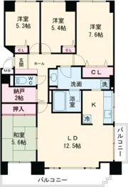 グランドール大東の間取り画像