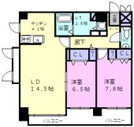 グランドール緑ヶ丘の間取り画像