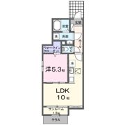 ブリス エイエム Ⅲの間取り画像