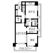 ソレイユ徳川の間取り画像