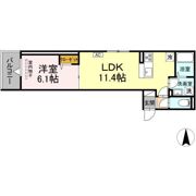 グラナーデ六町Ⅱの間取り画像