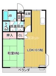 アーベインⅡの間取り画像