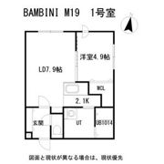 BAMBINI M19(バンビーニM19)の間取り画像
