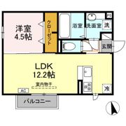 トリシア大町の間取り画像