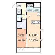アンソレイエⅡの間取り画像