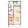 アンソレイエⅡの間取り画像