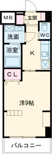 プレシス枚方の間取り画像