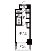 梅田ウエストレジデンスの間取り画像