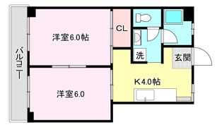 山惣マンションの間取り画像